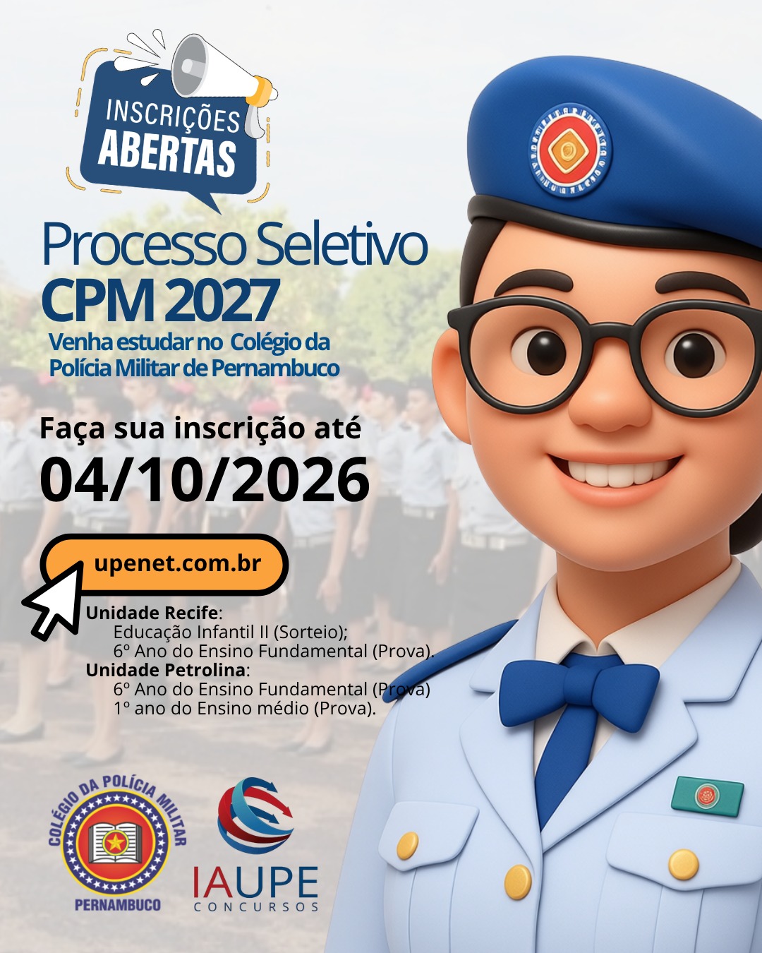 Prorrogação de inscrições - Guarda Municipal de Limoeiro 2026